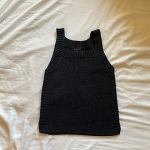 J. Crew black sweater tank